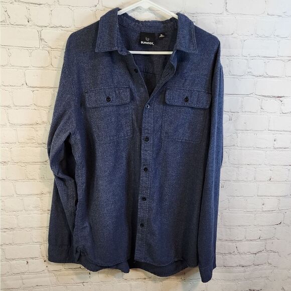 Men's Burnside "Bud Light" longsleeve button-down shirt, size XL - Picture 1 of 4